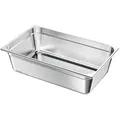 Produktbild: VEVOR Gastronormbehälter Hotelpfanne (volle Größe) 1 Packung 20,5 L Behälter, wiederverwendbare, rostfreie Catering-Aufbewahrung, Panierschale Speisebehälter für Party Restaurant Hotel Buffet