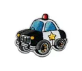 Produktbild: Mono-Quick Aufnäher Bügelbild, Aufbügler, Applikationen, Patches, Flicken, zum aufbügeln, Polyester, Polizeiauto Police Kinder - Größe: 5 x 4,2 cm