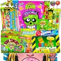Produktbild: Saure USA Süßigkeiten Box [20 Stück] | Amerikanischer Sour Candy Mix & Naschbox | Saure Süßigkeiten & USA Import | Oster - Geschenkidee für Männer, Frauen & Gamer | Candy & Bar®