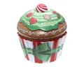 Produktbild: POWERHAUS24 Keksdose Cup Cake Blechdose Merry Christmas, Hochwertiges Blech, (Kein Set)