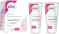 Produktbild: Veet Pure Haarentfernungsset Gesicht Creme Pflege normale Haut 2x50 ml