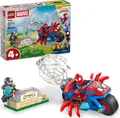 Produktbild: LEGO ǀ Marvel Spidey und seine Super-Freunde Spidey auf Motorrad vs. Rhino - Superhelden Spielzeug mit Motorrad und 2 Minifiguren - Geschenk für Jungen ab 4 Jahren und Fans der Serie - 11206