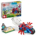 Produktbild: LEGO ǀ Marvel Spidey und Seine Super-Freunde Spidey auf Motorrad vs. Rhino - Superhelden Spielzeug mit Motorrad und 2 Minifiguren - Geschenk für Jungen ab 4 Jahren und Fans der Serie - 11206