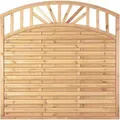 Produktbild: T&J FREIBURG Zaunelement Doppelbogen 180x180/160 - Grün