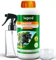 Produktbild: Legona Neemöl mit Emulgator – Niemöl 1 L mit Waschnussextrakt (20%) für natürliche Pflanzenpflege, ergibt ca 200 L für Garten und Zimmerpflanzen mit 300 ml Sprühflasche