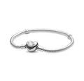 Produktbild: Pandora Bettelarmband Pandora Moments Schlangen-Gliederarmband mit Herz-Verschluss 590719-19