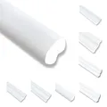 Produktbild: 50 Meter Deckenleisten Styropor XPS Stuckleisten Abschlussleiste Decke Weiss 20 x 20 mm Zierprofile Styroporleisten Deckenleisten Zierleisten Sparpaket ND20