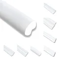 Produktbild: 50 Meter Deckenleisten Styropor XPS Stuckleisten Abschlussleiste Decke Weiss 20X20 mm Zierprofile Styroporleisten Deckenleisten Zierleisten Sparpaket ND20