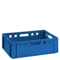 Produktbild: 5x Lagerkiste Stapelkiste E2 60x40cm lebensmittelecht - Stapelbox Fleischkiste Eurokiste Bunt
