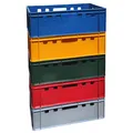 Produktbild: 5x Lagerkiste E2  Stapelkiste 60x40 lebensmittelecht Stapelbox Fleischkiste Bunt