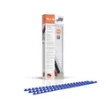 Produktbild: Peach PB406-04 Plastikbinderücken DIN A4, 6 mm, 25 Blatt, 100 Stück, blau