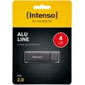Produktbild: Intenso USB-Stick 2.0 Alu Line 4 GB anthrazit