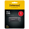 Produktbild: kQ Intenso USB Stick Alu Line 4 GB USB 2.0 Speicherstick anthrazit