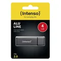 Produktbild: Intenso Alu Line USB Stick 2.0 Anthrazit 4-128GB Speicherstick Aluminium