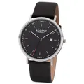 Produktbild: Regent Herren Uhr F-1141 Leder Quarz Armband-Uhr Lederarmband schwarz URF1141