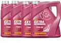 Produktbild: 4x4 Liter Mannol Extra Getriebeöl 75W-90 Achsenöl API GL5 SCHALTGETRIEBEÖL 75W90