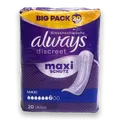 Produktbild: 5x 20 Stück Always Discreet Inkontinenz Einlagen Maxi Für Frauen, Saugstärke 7
