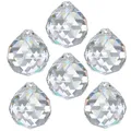 Produktbild: 6x Regenbogenkristall Kugel Ø 30mm Crystal 30%PbO~ Lüster Feng Shui Kronleuchter