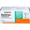 Produktbild: Baldrian-ratiopharm überzogene Tabletten zur Beruhigung, 60 St. Tabletten