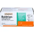 Produktbild: Baldrian-ratiopharm überzogene Tabletten zur Beruhigun, 60 St. Tabletten 7052750