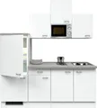 Produktbild: Singleküche mit E-Geräten - 210 cm breit - Weiß – Witus