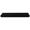 Produktbild: TecLines TKD010B Tisch Kabeldurchführung 135x600mm, Alu/schwarz (Kabeldurchlass, 60 cm) (TKD010B)