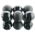 Produktbild: Christbaumkugeln Black schwarz Ø 8 cm aus Glas - 6er Set - Schwarz