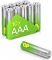 Produktbild: GP Batterien AAA 1,5V Super Alkaline Longlife mit Neuer G-TECH Technologie | 10 Stück Micro AAA Batterien