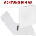 Produktbild: Veloflex Ringbuch Basic 1151090, A5, 2 Ringe, Ring-Ø 25mm, weiß