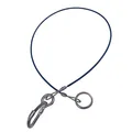 Produktbild: 1m Abreißseil , PVC ummantelt mit Karabinerhaken und Ring