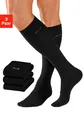 Produktbild: H.I.S Kniestrümpfe Packung, 3 Paar tlg. mit druckfreiem Bündchen, Gr. 39-42, 3x schwarz