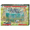 Produktbild: HEYE 29777 Marino Degano Funky Zoo Ocean Habitat 1000 Teile Puzzle