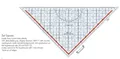 Produktbild: Standardgraph: Zeichendreieck 32 cm Griff abnehmba