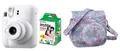 Produktbild: Fuji Instax Mini 12 Clay White Weiß inkl Tasche + Instax Film 20 Aufnahmen