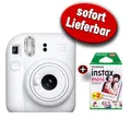 Produktbild: Fujifilm Instax mini 12 Clay-White Sofortbildkamera Top-Set