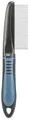 Produktbild: TRIXIE Kamm - Auflockern des Fells - gummierter Kunststoffgriff - Metall-Kamm - schwarz/blau - 23765
