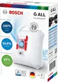 Produktbild: Bosch 4x Staubsaugerbeutel PowerProtect Typ G ALL BBZ41FGALL, 99,9% Feinstaubfilterung, 50% längere Nutzungsdauer, passend für alle aktuellen Baureihen außer BSG8, BSN1