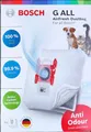 Produktbild: Bosch G ALL AirFresh Staubbeutel | 2x 4er Pack | Original passend für Bosch