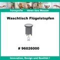 Produktbild: Hansgrohe 96026000 Waschbecken / Bidet Exzenter Flügelstopfen komplett chrom