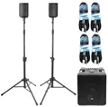 Produktbild: Vyrve Audio MIZAR Kompakt-PA-System Set mit 4x XLR-Klinkenkabel 10m