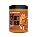 Produktbild: Body Attack Peanut Butter Crunchy, 1kg - Erdnussbutter mit Stückchen, 30% Protein ohne Zuckerzusatz, vegan, ohne palmöl