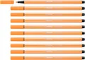Produktbild: STABILO - Premium-Filzstift - Pen 68-10er Pack - neonorange