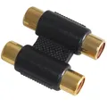 Produktbild: Audio Adapter Cinch 2fach Verbinder 2 Buchse auf 2 Buchse RCA vergoldet abp