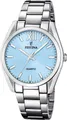 Produktbild: Festina Quarzuhr Festina Damenuhr Boyfriend, (Analoguhr), Damen Armbanduhr rund, Edelstahlarmband silber, Casual