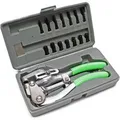 Produktbild: Wiltec Lochzange Set 16tlg 21x10x4cm Stanzzange Karosseriezange Blechbearbeitung