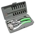 Produktbild: Wiltec Lochzange Set 16 Tlg 21 X 10 X 4 Cm, Stanzzange Karosseriezange Im Koffer Zum Stanzen Von Lochblechen, Blechbearbeitung Karosserie