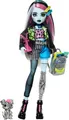 Produktbild: Monster High Frankie Stein-Puppe in Jeansjacke und Shorts, zum Lieferumfang gehö