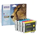 Produktbild: Epson Original-Multipack T0715: 4 Druckerpatronen BK/C/M/Y