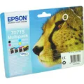 Produktbild: Epson T0715 DuraBrite Ultra (M, C, Y, BK) (C13T07154012)