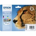 Produktbild: Epson Druckerpatronen Multipack T0715 / C13T07154012 (BK, C, M, Y)